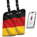 Smart Bag Security Tag - Germany Flag [Pack 2]